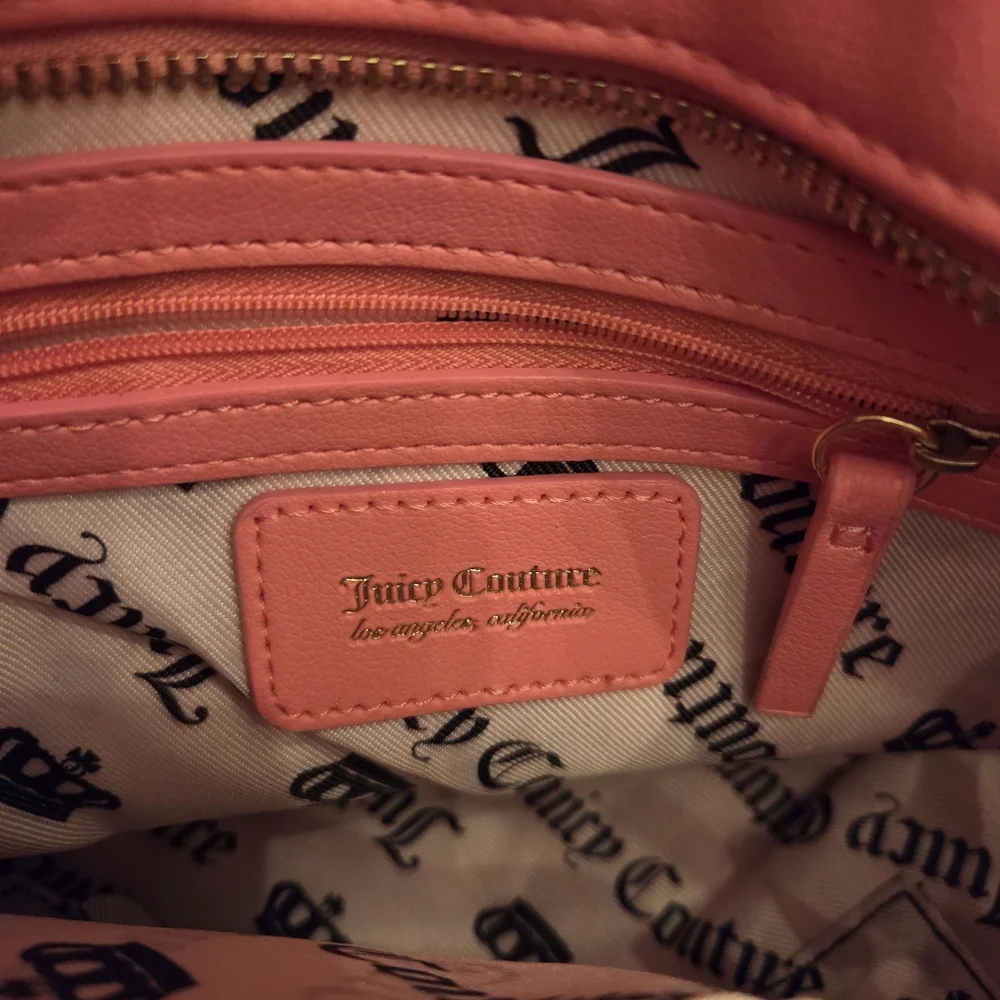 Juicy Couture Pink Lemonade Bow Mini Tote Bag NWT